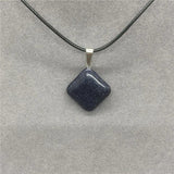 10pcs/lot Flat Square Pendant Natural Stone Malachite Green Aventurine