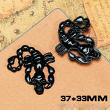 10pcs Animal Series Punk Necklace Pendant Keychain DIY Charms