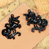 10pcs Animal Series Punk Necklace Pendant Keychain DIY Charms