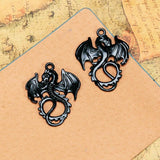 10pcs Animal Series Punk Necklace Pendant Keychain DIY Charms