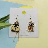 10pcs Metal Squirrels Enamel Charms DIY Jewelry Accessories