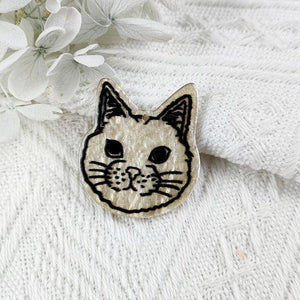 10pcs Cute Cats Acrylic Charms for DIY Jewelry Keychains