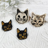 10pcs Cute Cats Acrylic Charms for DIY Jewelry Keychains