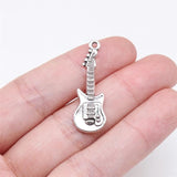 20pcs Antique Silver Bass Charms for Jewelry Making