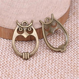 20pcs Owl Charms 23x16mm Antique Silver/Bronze Jewelry Findings