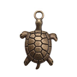 20pcs Turtle Charms for Jewelry Making DIY Findings Antique Bronze Alloy Pendant