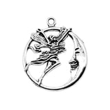 10pcs Moon Angel Charms Pendants Jewelry Making Antique Silver Bronze Plated