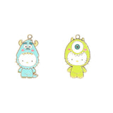 10pcs Alloy Kitten Enamel Charms for DIY Jewelry Making