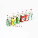 Yamily 8pcs Resin Beer Charm 3D Alcohol Bottle Pendants Jewelry