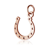 5pcs Stainless Steel Horseshoe Charms Metal Letter J for DIY Jewelry Making