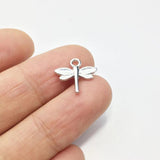 Dragonfly Charms Pendant Jewelry DIY 20pcs 13*12mm 2 Colors