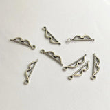90pcs Bow Arrow DIY Pendant Necklace Charms Findings