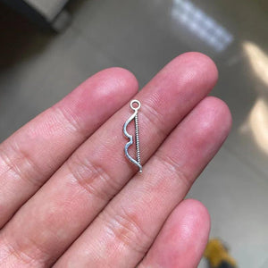 90pcs Bow Arrow DIY Pendant Necklace Charms Findings