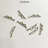 90pcs Bow Arrow DIY Pendant Necklace Charms Findings