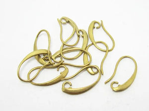 30pcs Raw Brass Ear Hooks Earring Finding 16.5mm R257