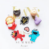 5PC Acrylic Love Ponyo Keychain Charms for Jewelry Making
