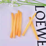 10pcs 6*90mm 3D Potato Fries Resin Earring Bracelet DIY Jewelry