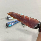 Abalone Shell Jewelry Pendant Charm Bracelet Necklace Border Multicolor