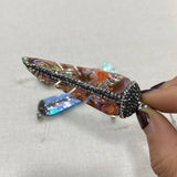 Abalone Shell Jewelry Pendant Charm Bracelet Necklace Border Multicolor