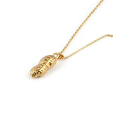 5pcs Stainless Steel Peanut Pendant Charms for DIY Jewelry Making