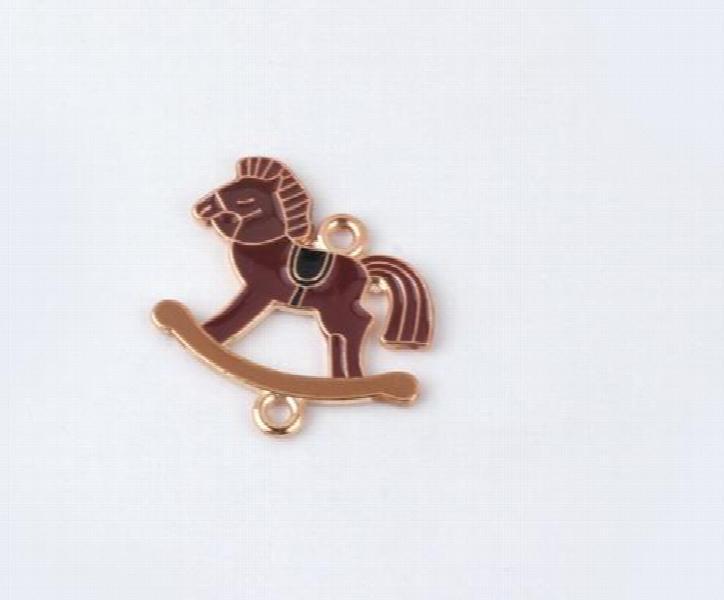 10pcs/lot Carousel Horse Charms Connectors DIY Jewelry Accessories