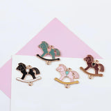 10pcs/lot Carousel Horse Charms Connectors DIY Jewelry Accessories