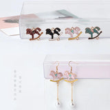 10pcs/lot Carousel Horse Charms Connectors DIY Jewelry Accessories