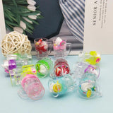 6pcs Fruit Ice Cream Cup Resin Charms Pendants