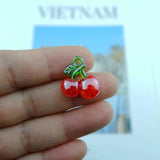 Cherry Charms for Jewelry Making Diy Earring Bracelet Phone Making Bulk