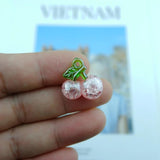 Cherry Charms for Jewelry Making Diy Earring Bracelet Phone Making Bulk