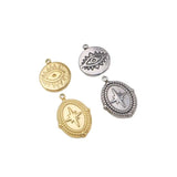5pcs Stainless Steel Star Charms Pendant DIY Necklace Earrings Bracelets