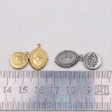 5pcs Stainless Steel Star Charms Pendant DIY Necklace Earrings Bracelets