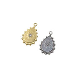 5pcs 12*17mm Stainless Steel Star Charms Pendant DIY Necklace Earrings