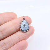 5pcs 12*17mm Stainless Steel Star Charms Pendant DIY Necklace Earrings