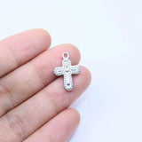5pcs Stainless Steel Palm Tree Charms Pendant DIY Jewelry Unfading Color