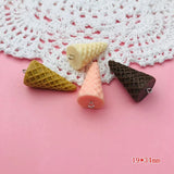 10pcs Resin Hamburger & Strawberry Charms for DIY Jewelry Making
