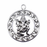 4pcs Antique Silver Plated Elephant Charms Pendant for Jewelry Making