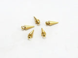 20pcs Brass Spike Earring Charms 11x4mm R909