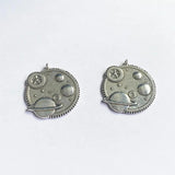 6pcs Steampunk Planet Gears Pendants for DIY Necklace Making Charms
