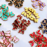 Peixin 20Pcs/Lot Kpop Butterfly Pendant DIY Jewelry Making Earring Accessories