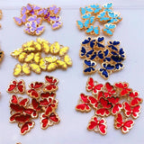 Peixin 20Pcs/Lot Kpop Butterfly Pendant DIY Jewelry Making Earring Accessories