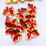 Peixin 20Pcs/Lot Kpop Butterfly Pendant DIY Jewelry Making Earring Accessories