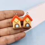 10Pcs Funny Dog House Pendants Charms For DIY Jewelry Making