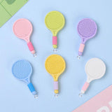 10Pcs Colorful Badminton Racket Charms for Earrings Jewelry Making