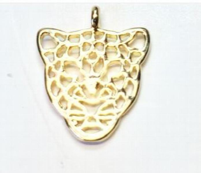 20pcs 12*15mm Flat Leopard Head DIY Jewelry Findings 2 Color