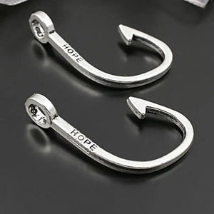 20PCS Fish Hooks Charms Pendants Jewelry Making Supplies