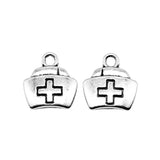 20pcs Medicine Box Charms 13x12mm Antique Silver Pendant Jewelry Accessories