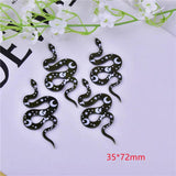 10pcs Sexy Snake Acrylic Charms for DIY Jewelry Making Keychain Charm Bulk