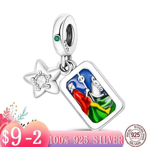 Faith Tarot Power Six Of Wands Silver Charm Jewelry Beads