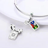 Faith Tarot Power Six Of Wands Silver Charm Jewelry Beads